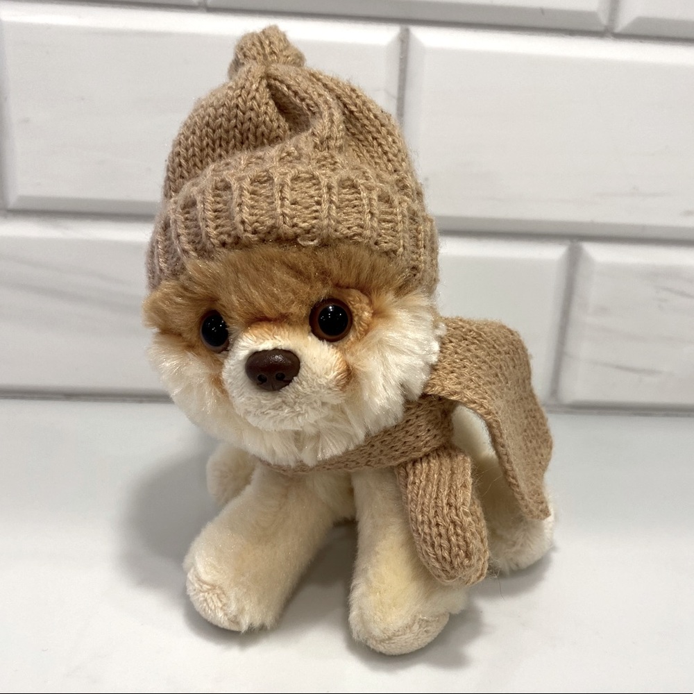 Gund Itty Bitty Boo, Knit Hat & Scarf #003